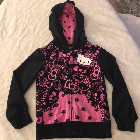 black hello kitty jacket